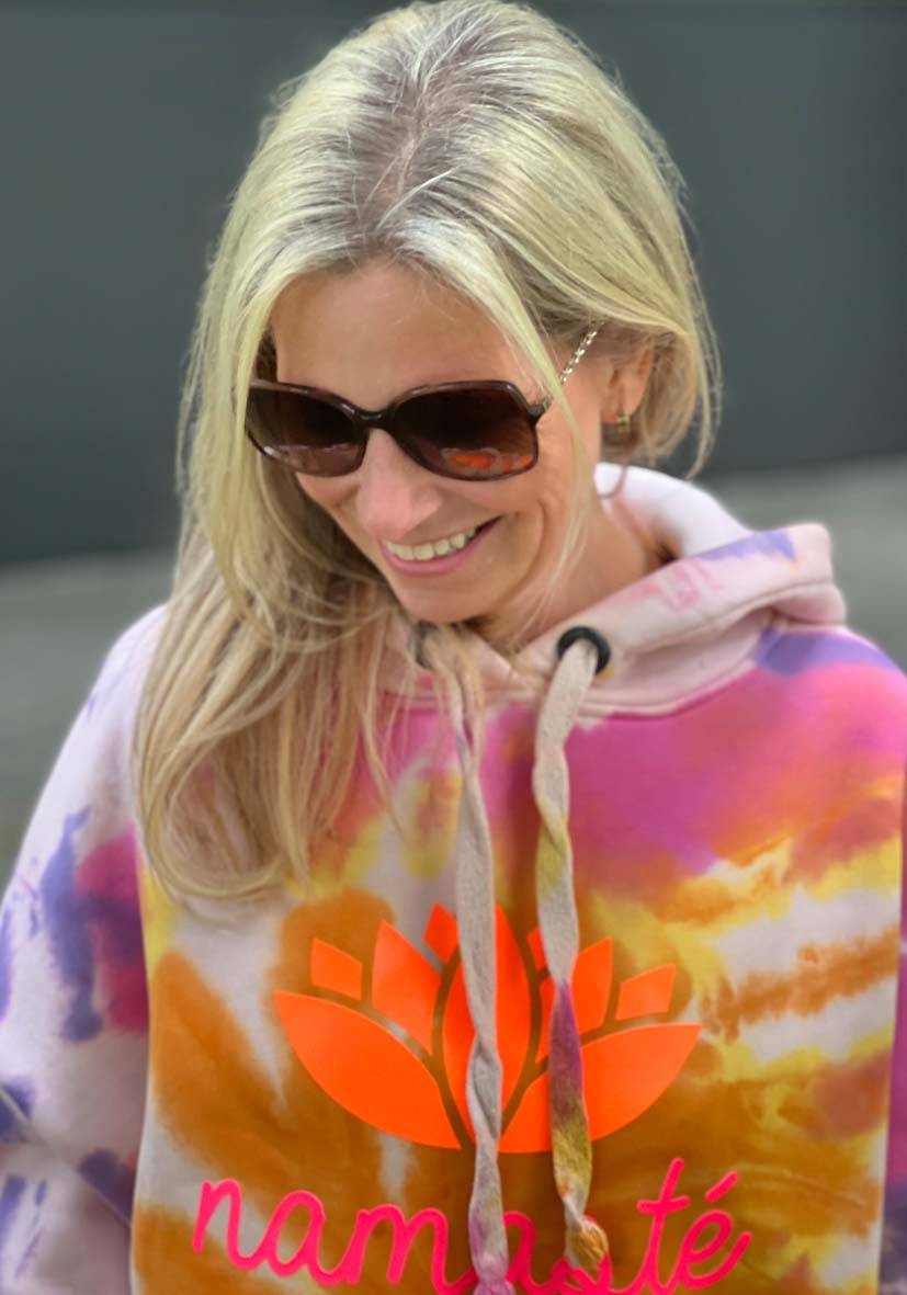 Miss Goodlife Hoodie Batik Namasté – rose Günstig kaufen