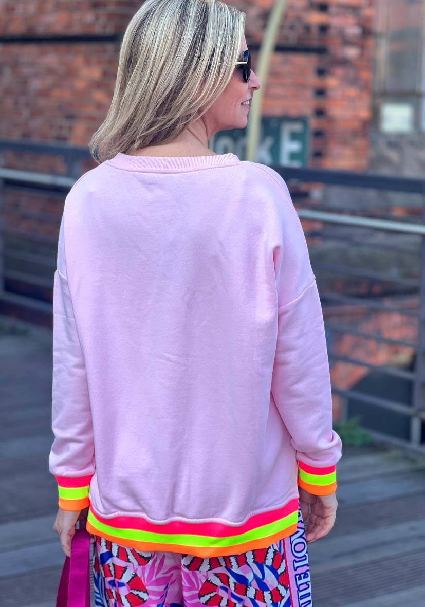 Miss Goodlife V-Neck L(i)ebe Glitter – rose Letzter Tag