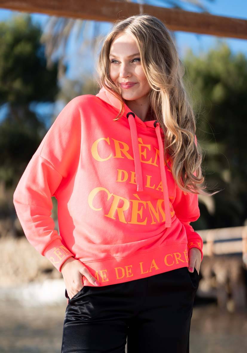 Miss Goodlife Hoodie Crème de la Crème – neonpink/neonorange Begrenzt auf 3 Tage