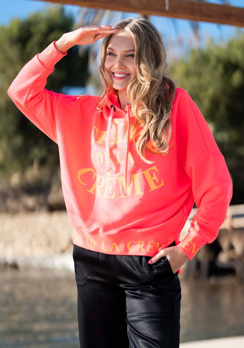 Miss Goodlife Hoodie Crème de la Crème – neonpink/neonorange Begrenzt auf 3 Tage