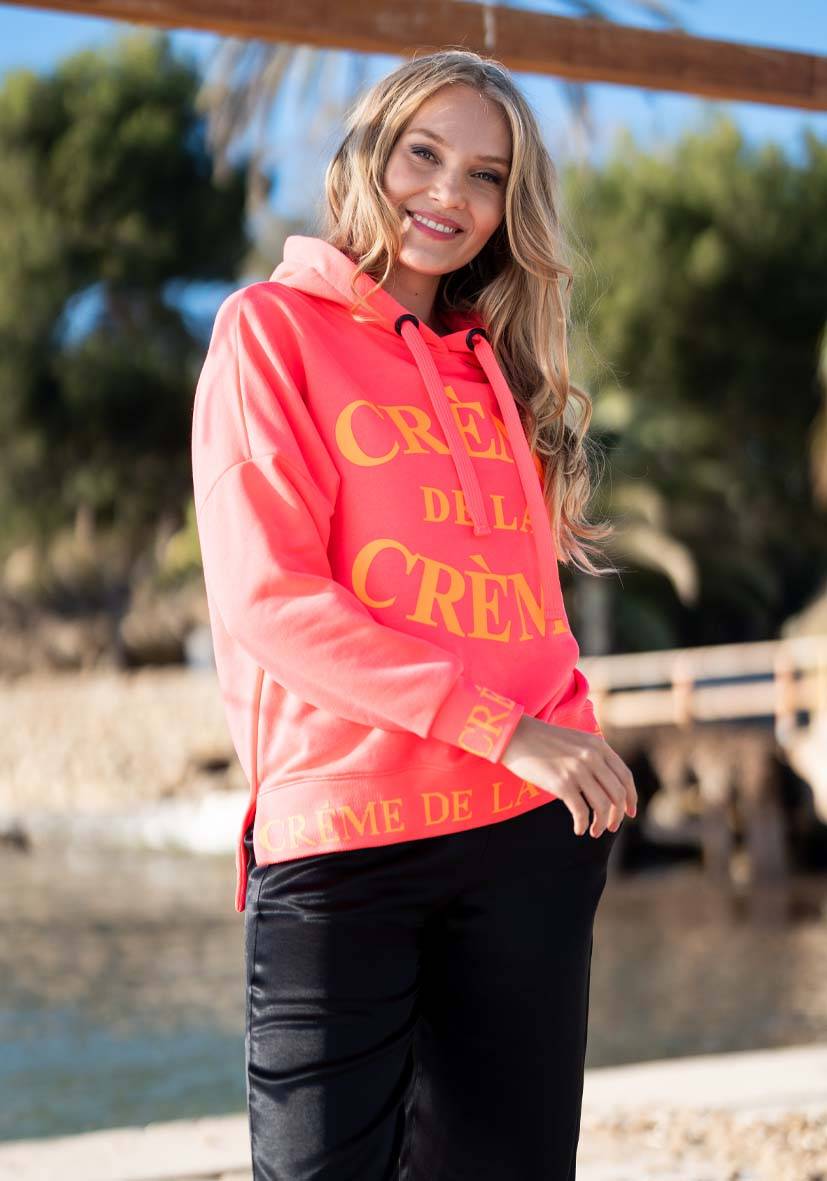 Miss Goodlife Hoodie Crème de la Crème – neonpink/neonorange Begrenzt auf 3 Tage