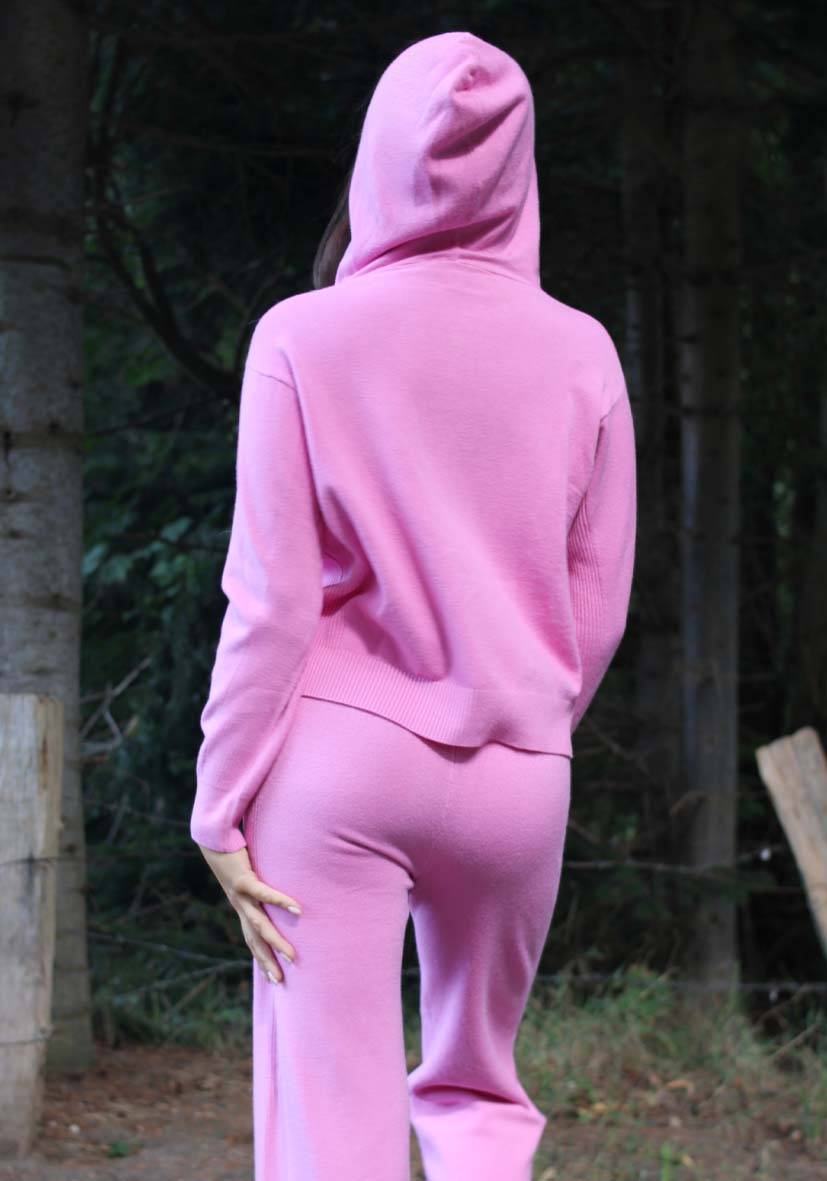 Miss Goodlife Cardigan Knitted Zipper – pink Großer Ausverkauf