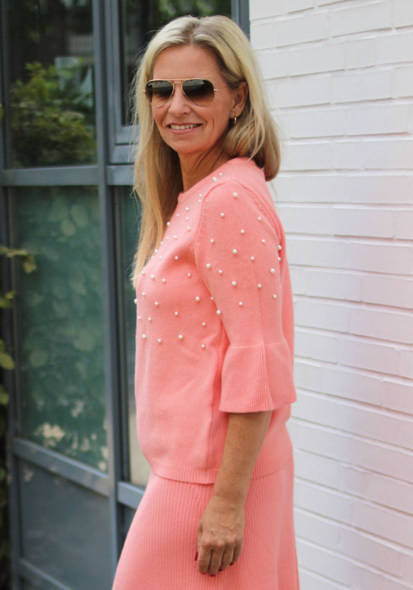 Miss Goodlife Pullover Pearl Roundneck – peach Black Friday