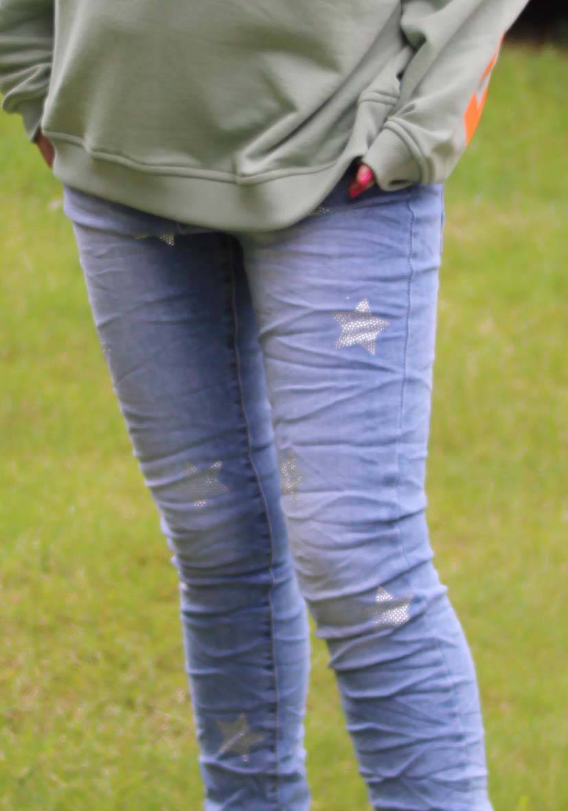 Miss Goodlife Jeans Silver Stone Stars Letzte 2 Tage