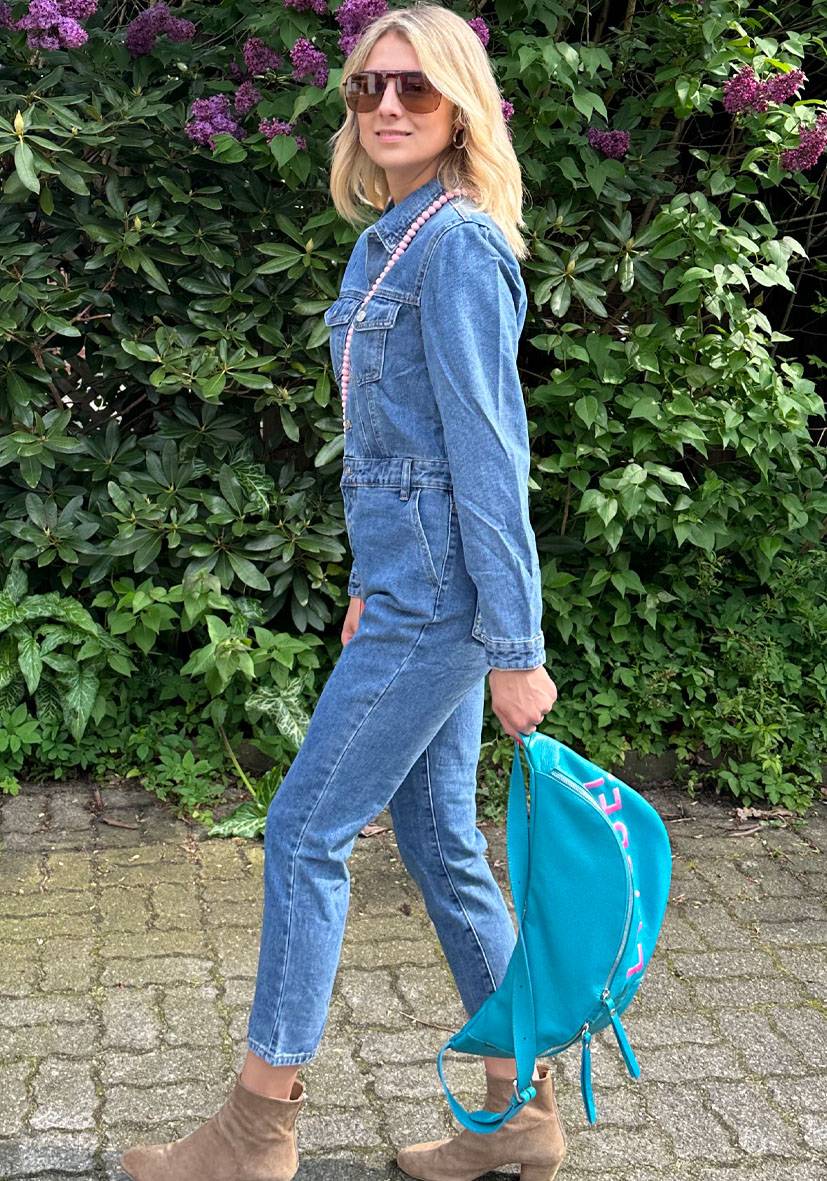 Miss Goodlife Denim Overall Riesige Rabatte