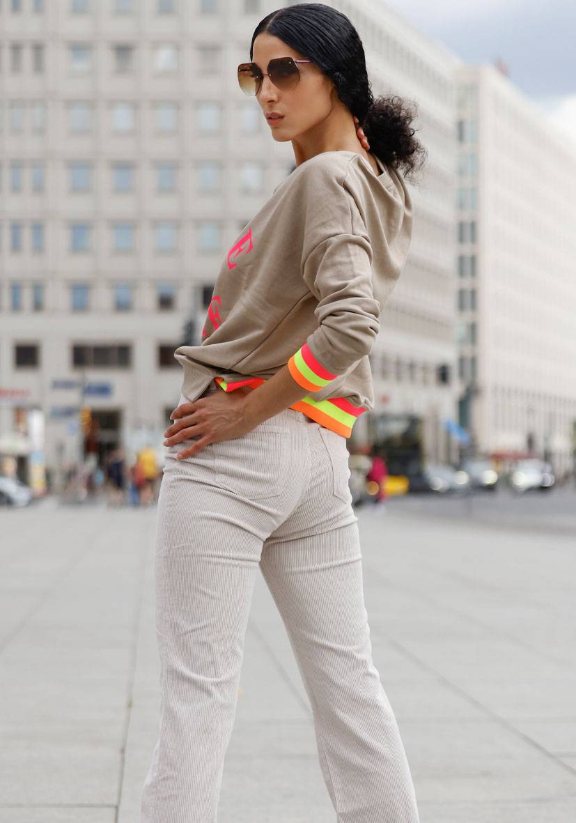 Miss Goodlife 5-Pocket-Cordhose – creme 50% Rabatt mit kostenlosem Versand