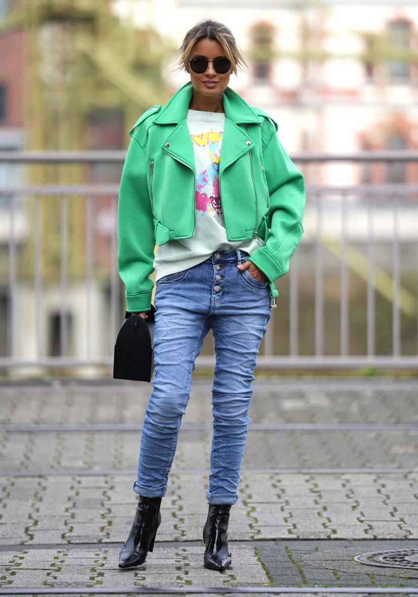 Miss Goodlife Jacket Colorful – green 50% Rabatt für begrenzte Zeit