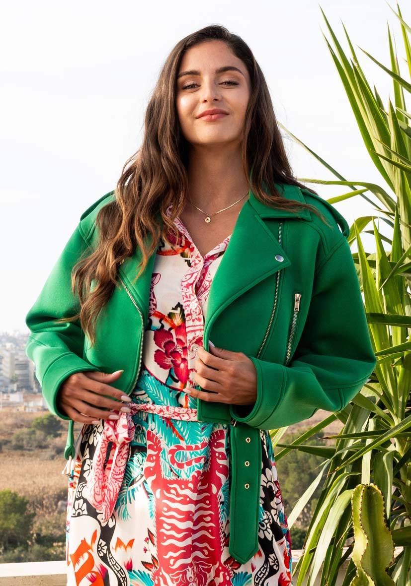 Miss Goodlife Jacket Colorful – green 50% Rabatt für begrenzte Zeit