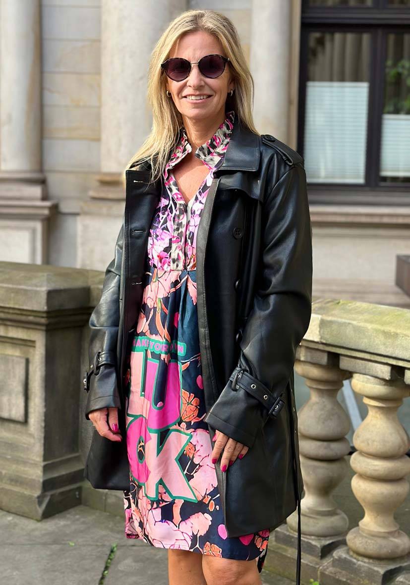 Miss Goodlife Veganer Ledertrenchcoat Schlussverkauf