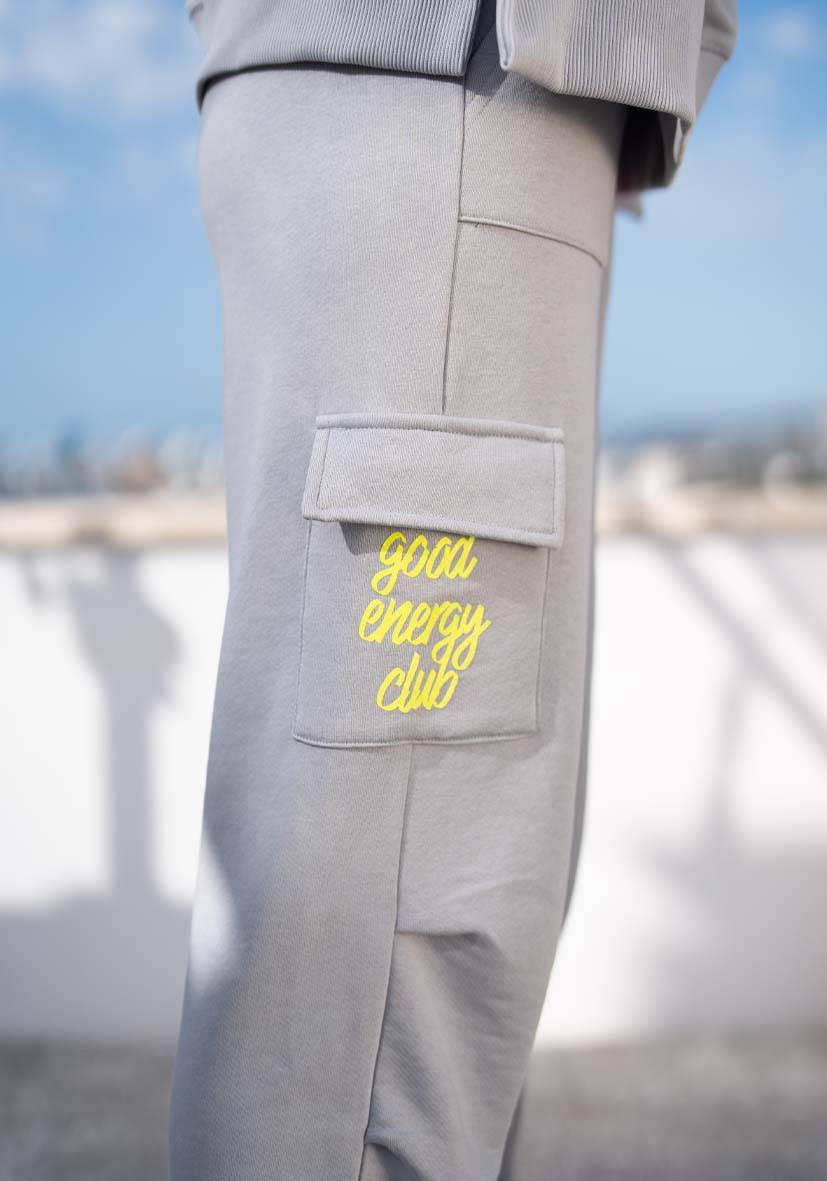 Miss Goodlife Pants Good Energy Namasté – lightgrey Online Outlet