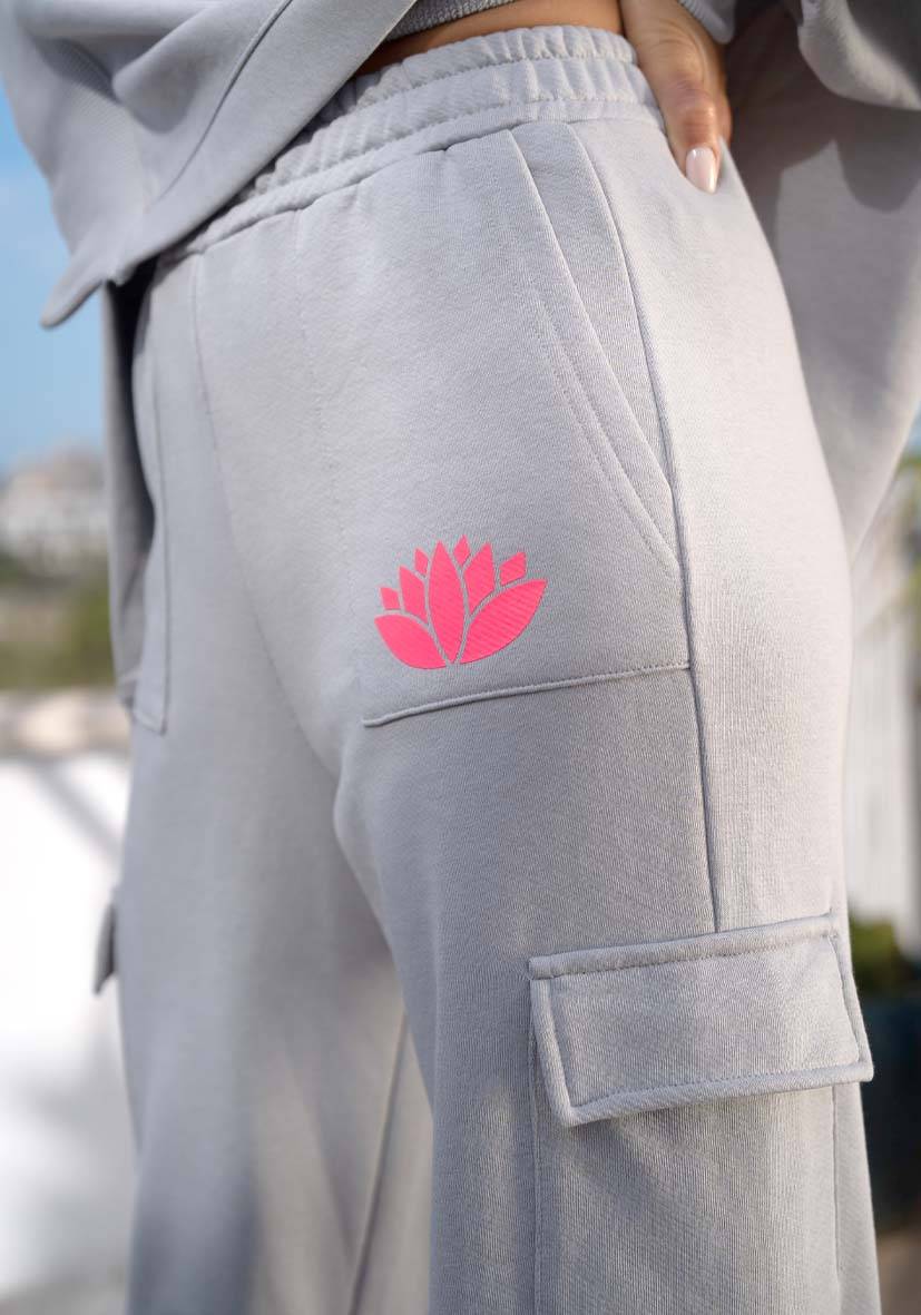 Miss Goodlife Pants Good Energy Namasté – lightgrey Online Outlet