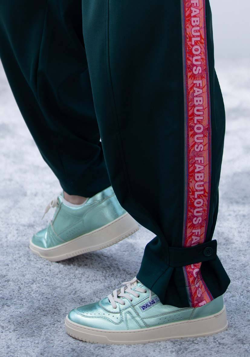 Miss Goodlife Pants Border Love – green Tägliche Deals