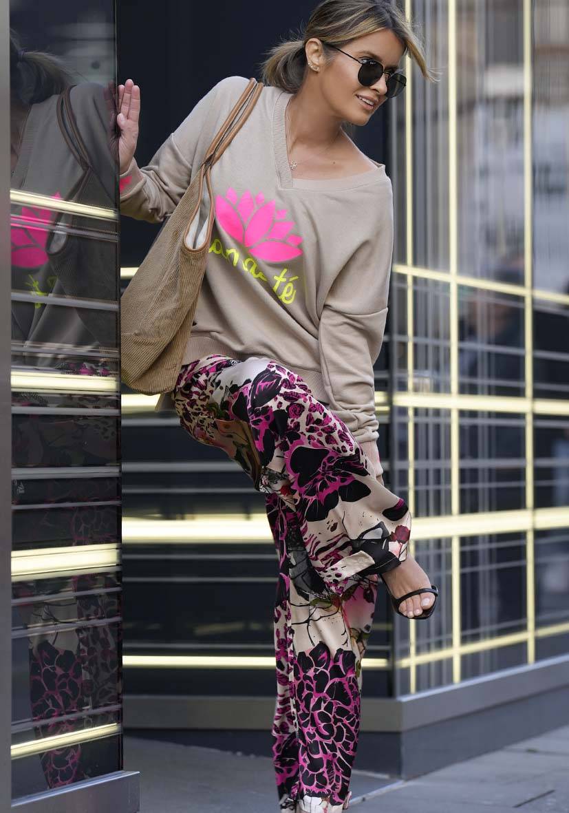 Miss Goodlife Weite Pants Love me Sonderangebot der Fabrik