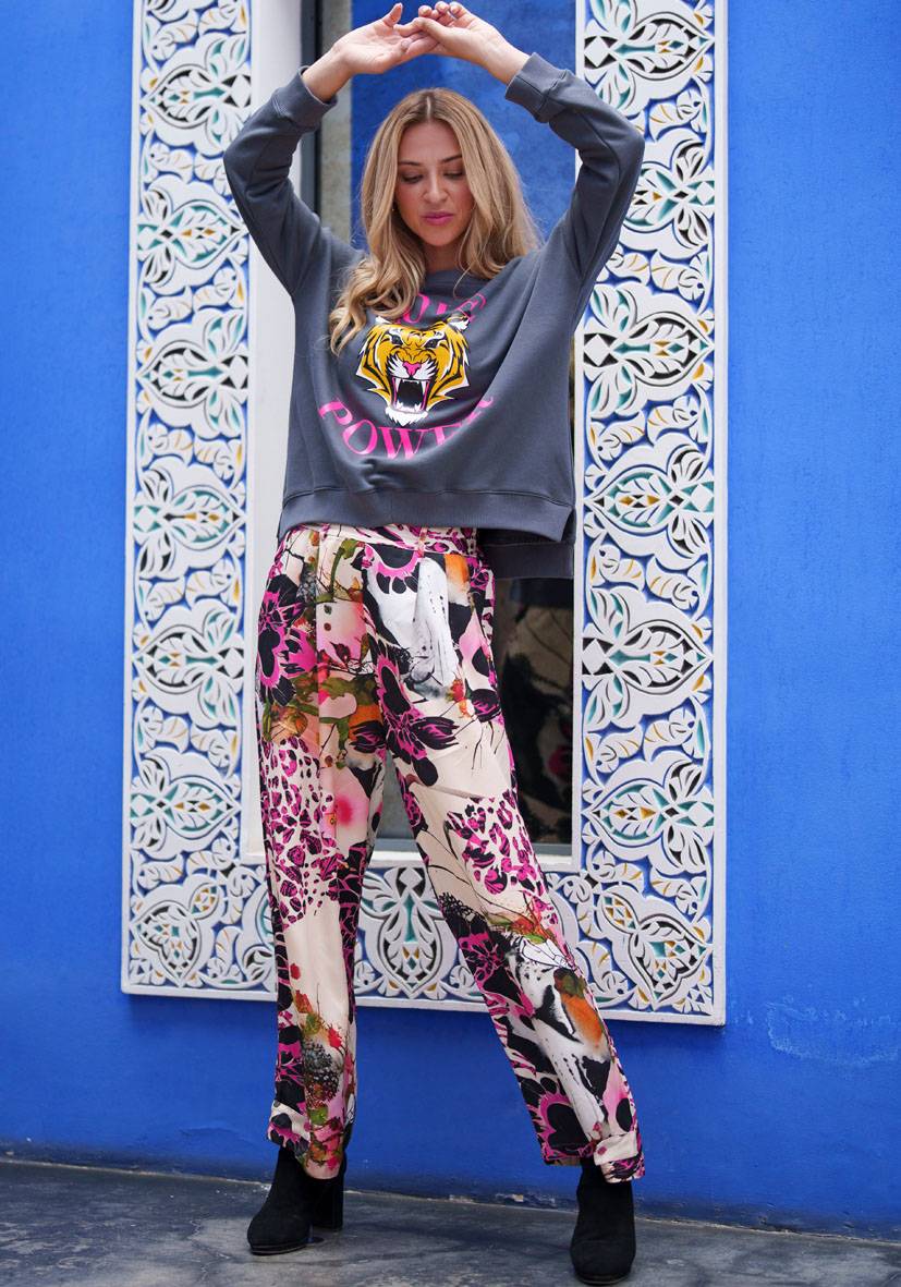 Miss Goodlife Weite Pants Love me Sonderangebot der Fabrik