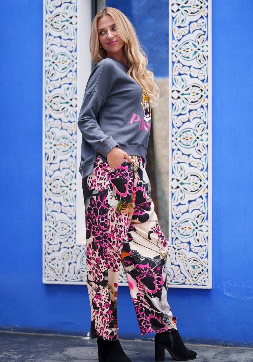 Miss Goodlife Weite Pants Love me Sonderangebot der Fabrik