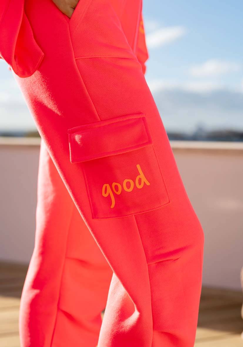 Miss Goodlife Pants Goodlife Heartface – neonpink/neonorange Bis zu 55% Rabatt