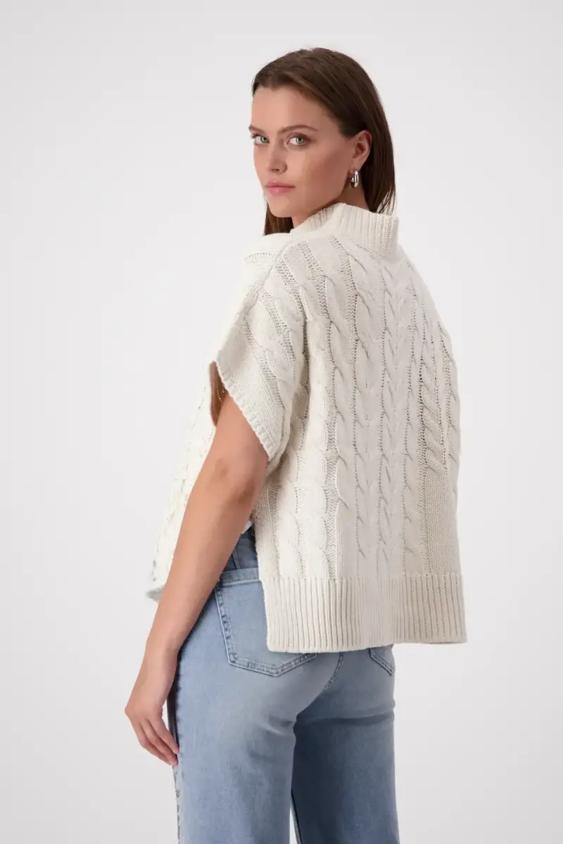 ﻿Monari Pullover mit Spitze Muttertagsangebot