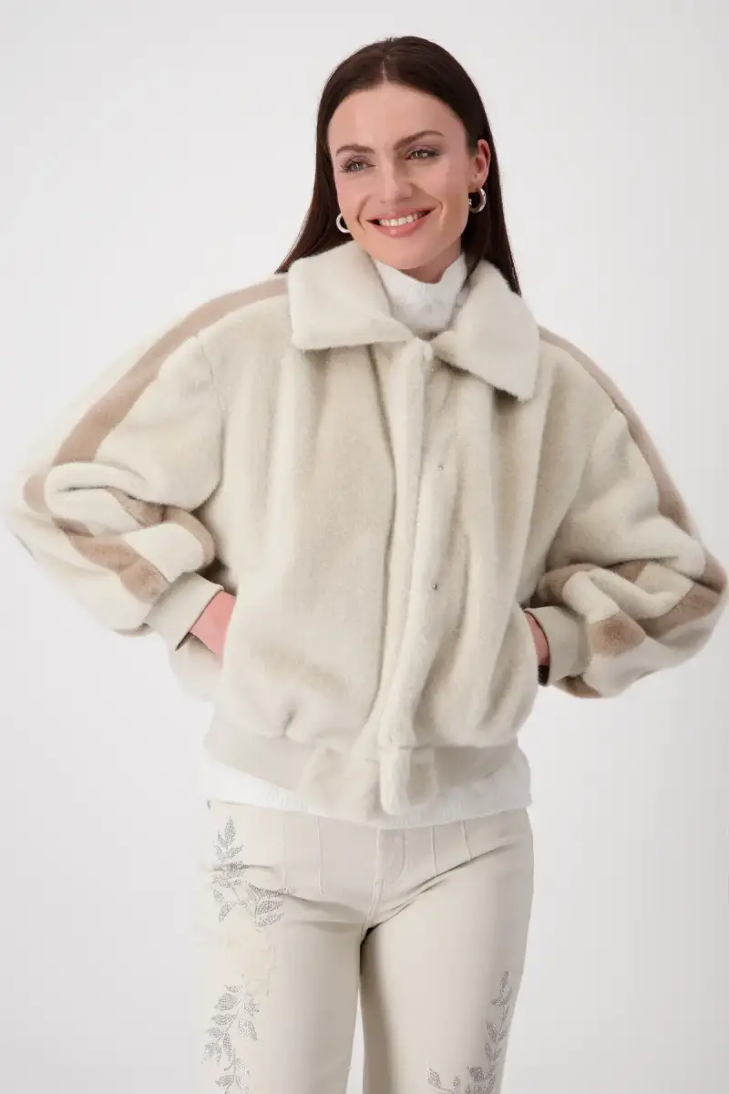 Monari Flauschige Jacke Vatertagsangebot