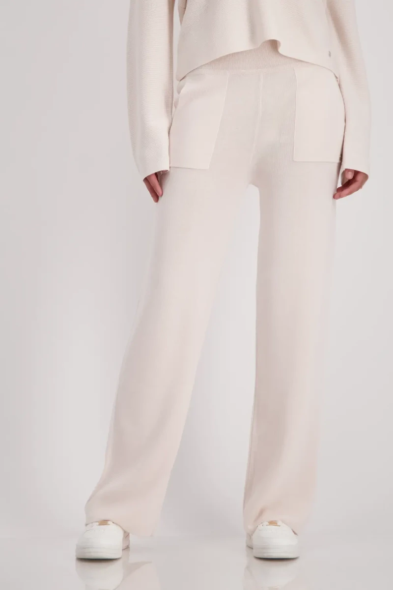 Monari Wide Leg Strickhose Heißer Verkauf