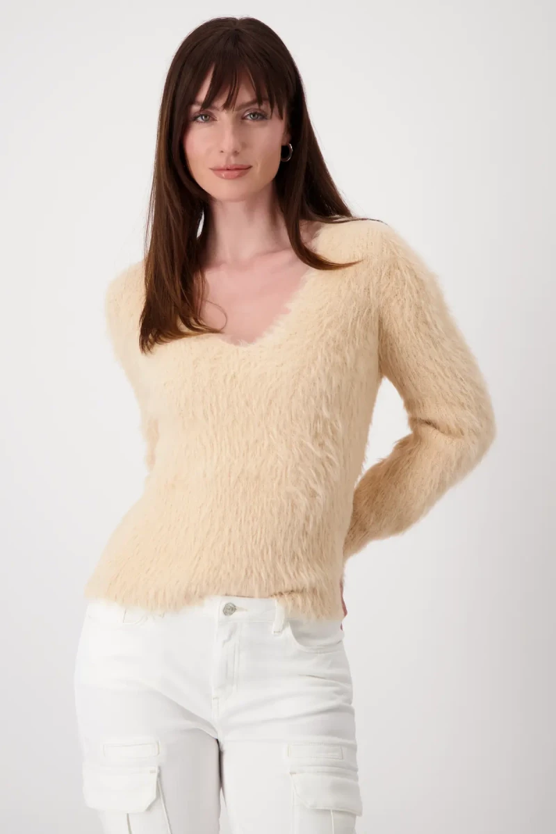 Monari Flauschiger Pullover Neueste Mode