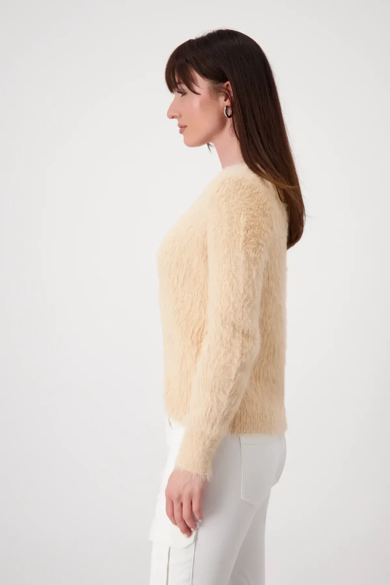 Monari Flauschiger Pullover Neueste Mode