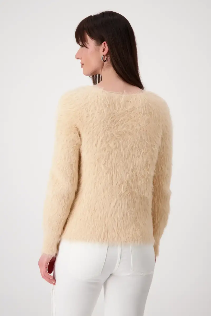 Monari Flauschiger Pullover Neueste Mode