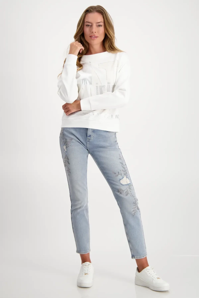 Monari Jeans mit Schmuck Online Outlet