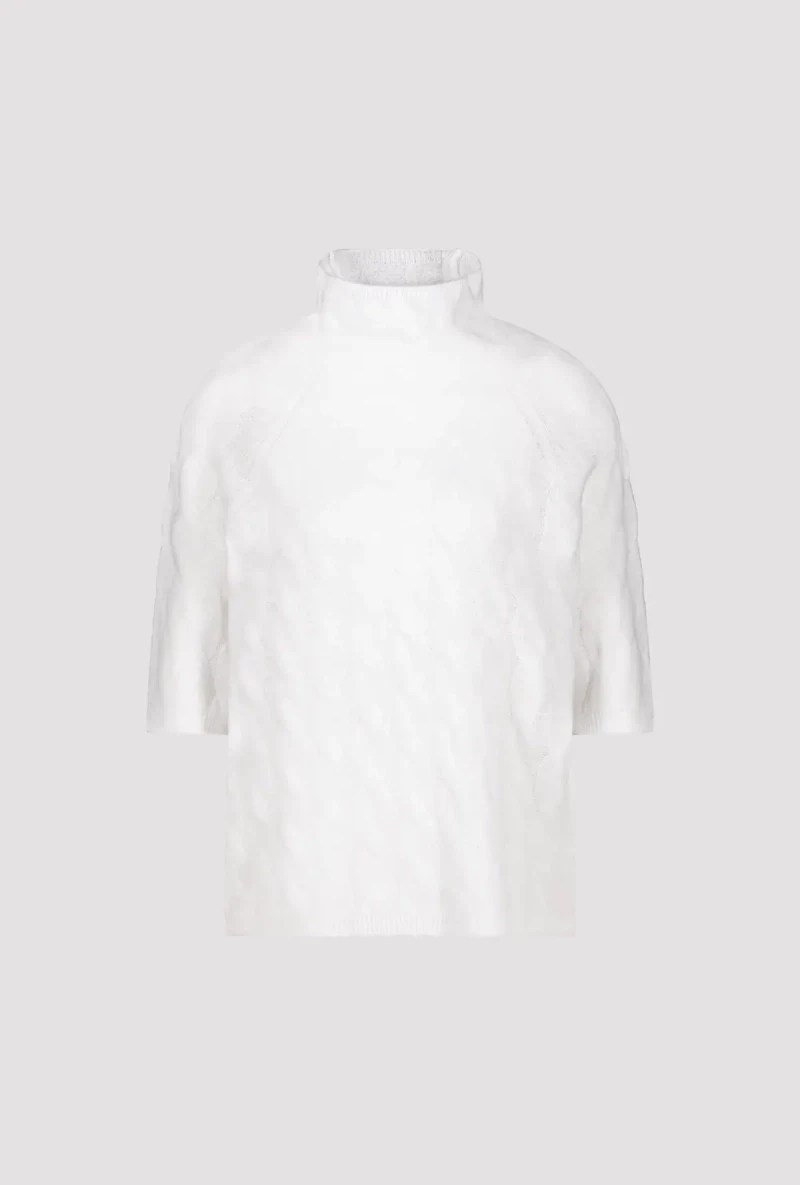 Monari Flauschiger Pullover mit Zopfmuster Zeitlich begrenztes Angebot