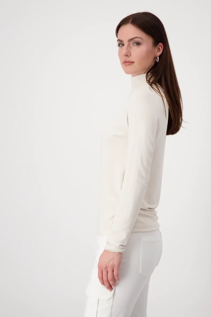 Monari Shirt mit toniger Pailletten-Blume Blitzangebot