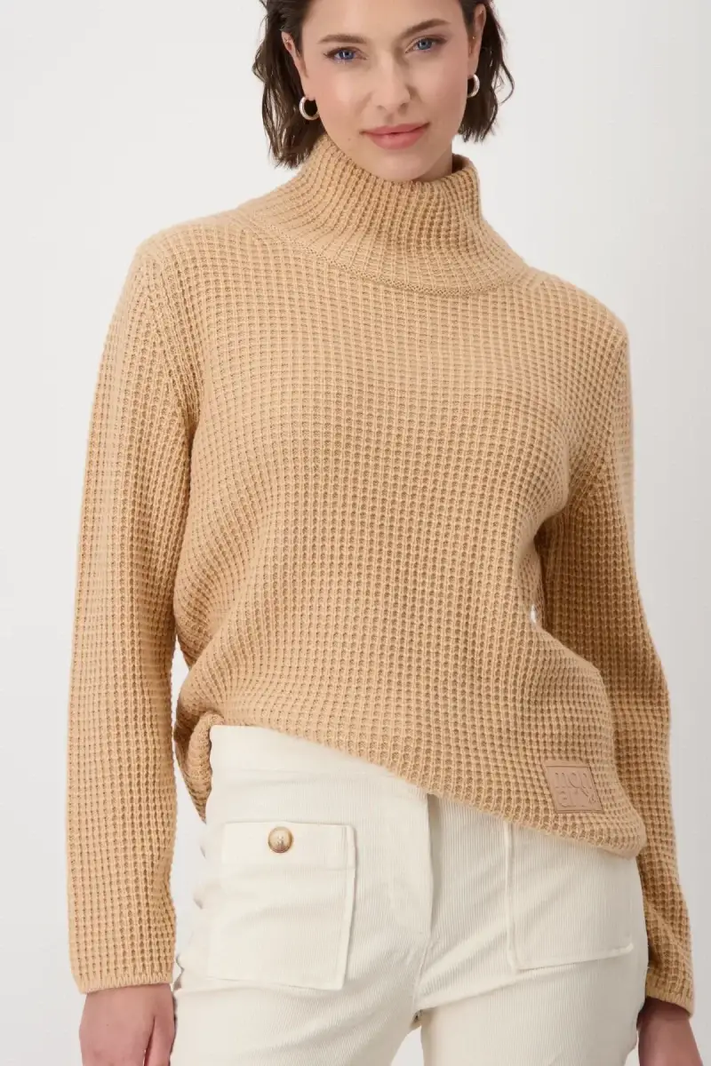 Monari Strickpullover mit Stehkragen Bestseller
