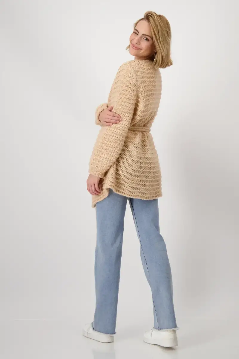 Monari Locker gestrickte Strickjacke Räumungsverkauf