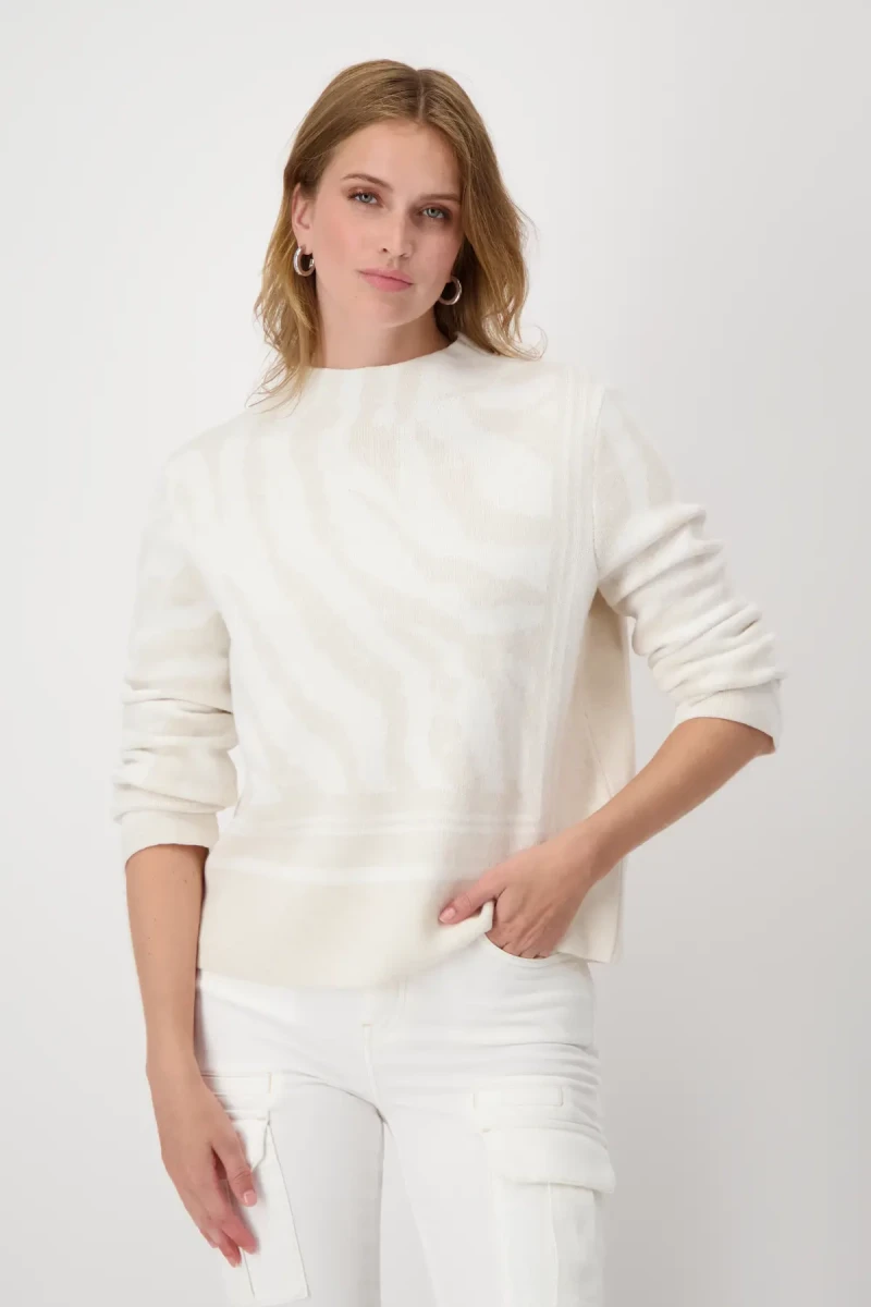Monari Pullover mit Tigermuster VIP-Rabatte