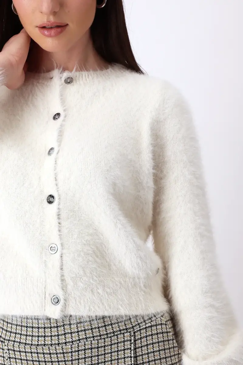 Monari Flauschige Strickjacke Zeitbegrenzte Promotion