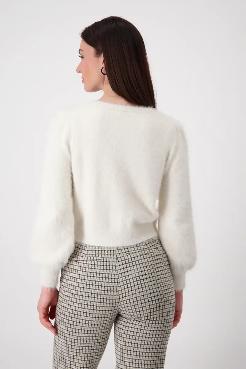 Monari Flauschige Strickjacke Zeitbegrenzte Promotion