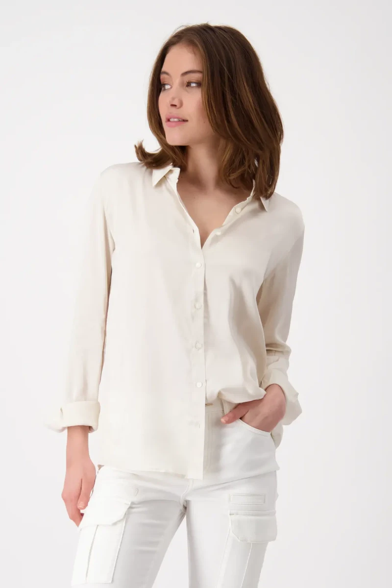 Monari Satin Bluse Bis zu 60% Rabatt