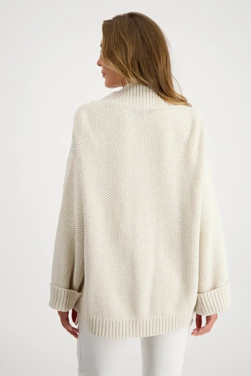 Monari Strickjacke mit Wabenmuster Nur für heute