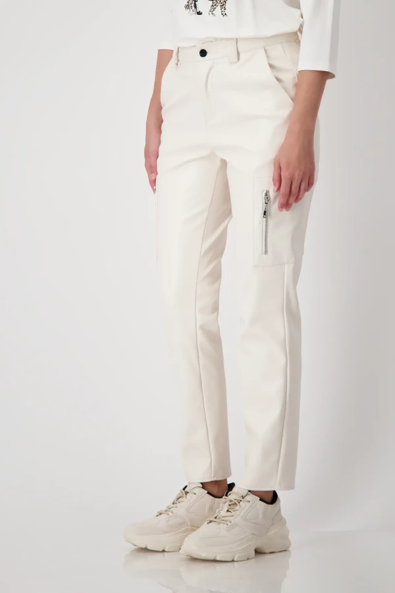 Monari Lederimitat Hose Sonderangebot der Fabrik