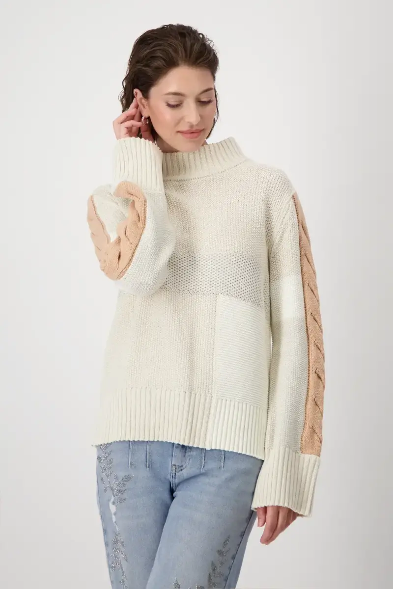 Monari Pullover Colorblocking Vierteljährliche Förderung