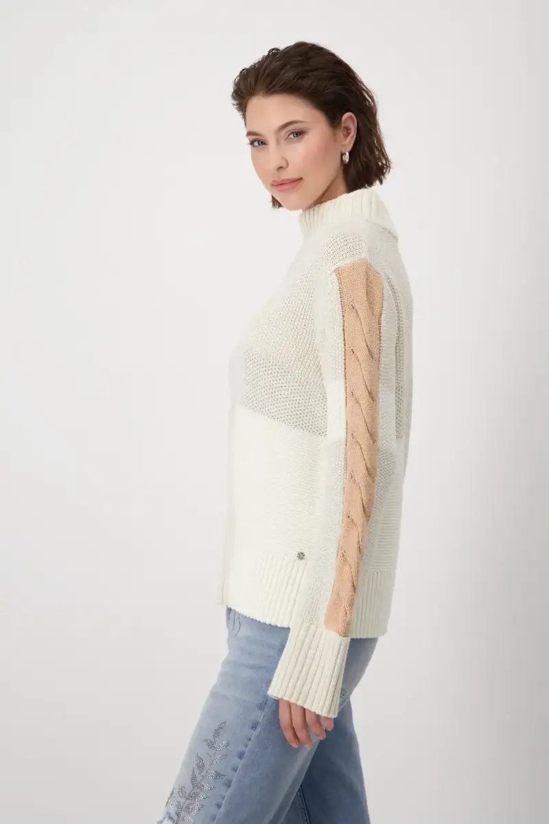 Monari Pullover Colorblocking Vierteljährliche Förderung