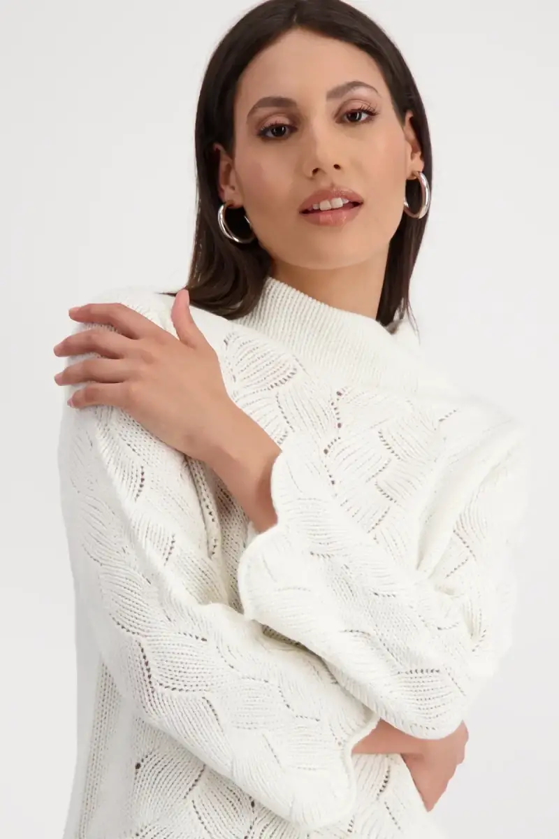 Monari Pullover mit Zopfmuster Bis zu 55% Rabatt