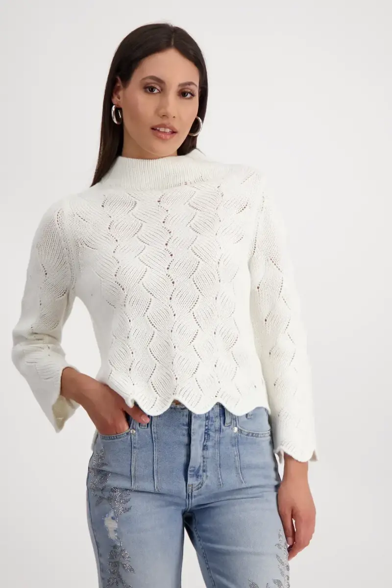 Monari Pullover mit Zopfmuster Bis zu 55% Rabatt