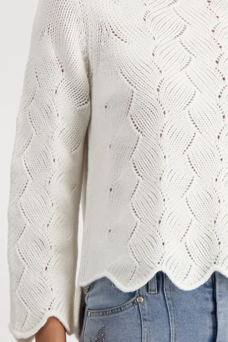 Monari Pullover mit Zopfmuster Bis zu 55% Rabatt