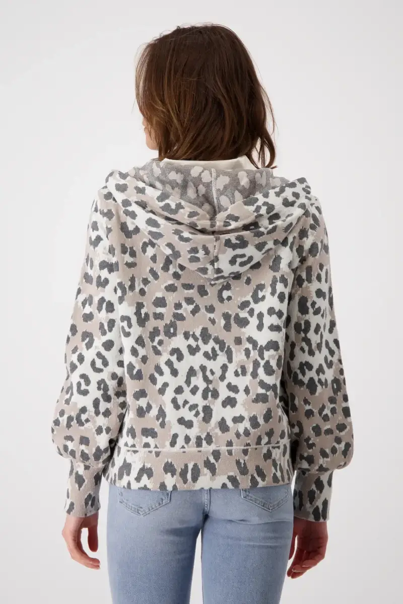 Monari Strickjacke mit Leomuster Super Rabatt