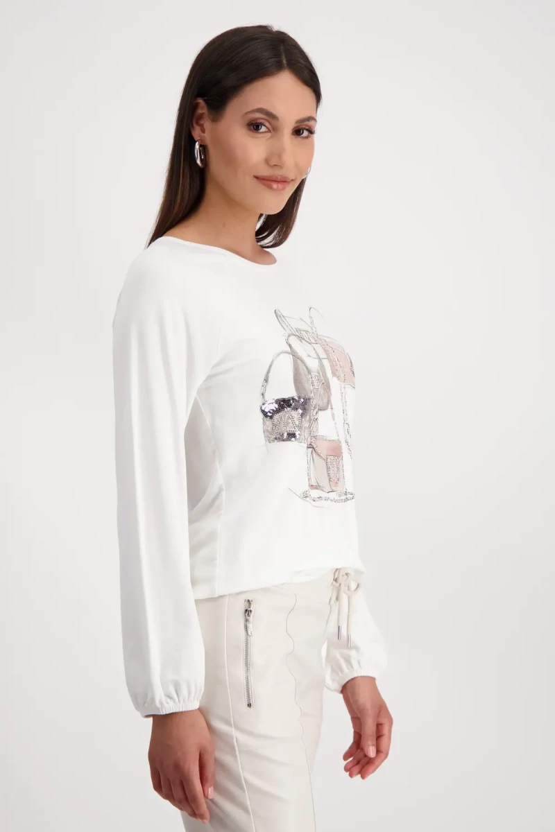 Monari Shirt mit Taschen Print 50% Rabatt mit kostenlosem Versand