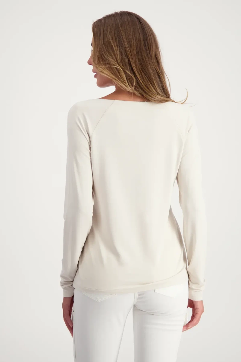 Monari Shirt mit Satin Print Kostenloser Versand international