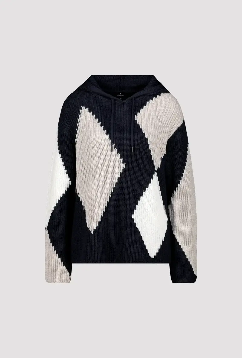 Monari Kapuzenpullover mit Rauten Begrenzt auf 3 Tage
