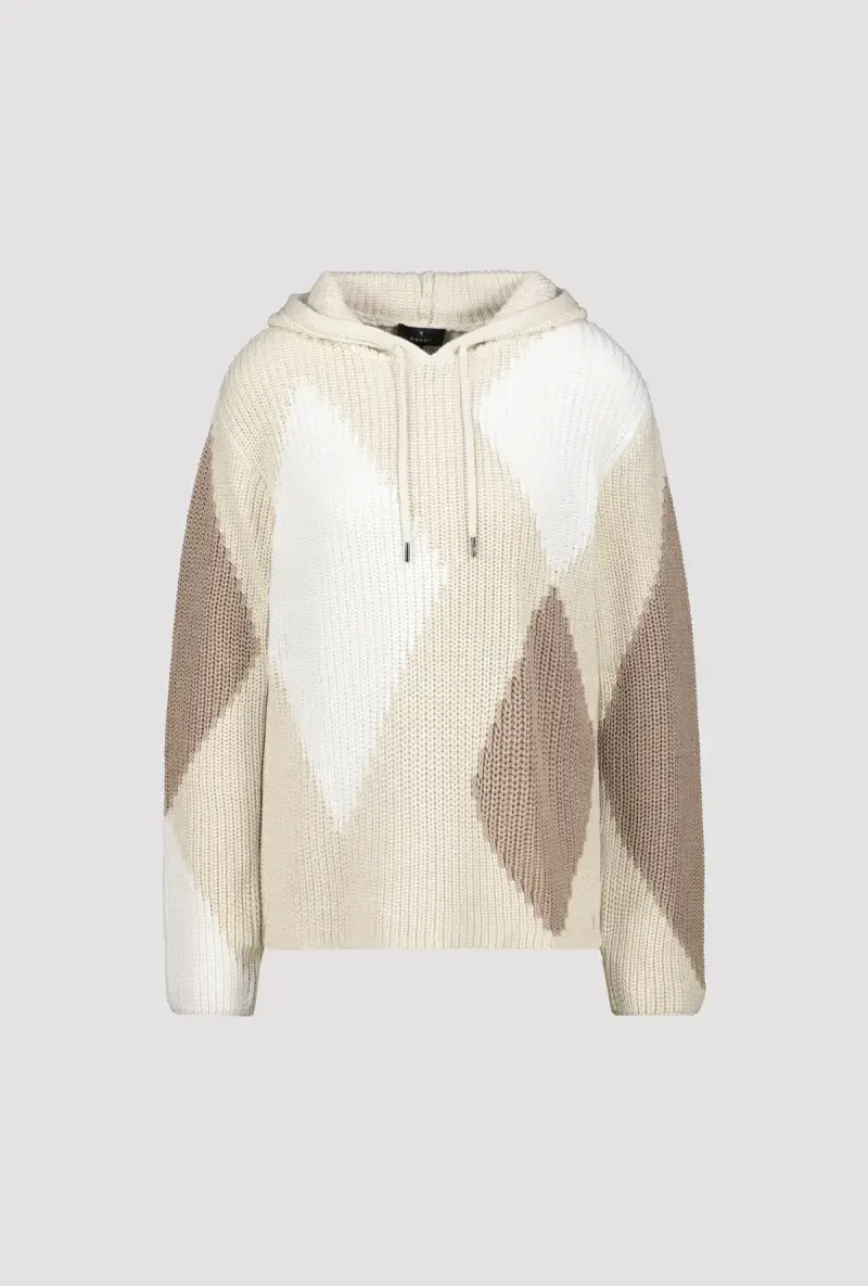 Monari Kapuzenpullover mit Rauten zollfrei