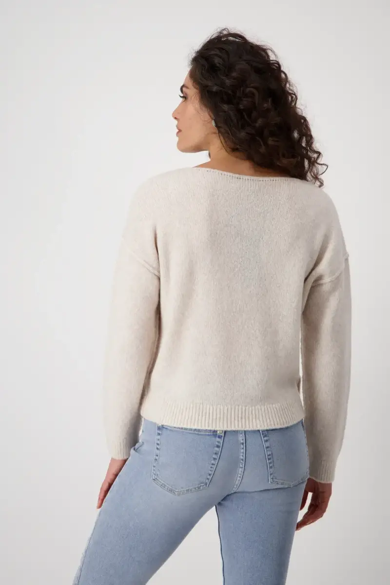 Monari Strickpullover mit Außennähten Rabatte dieses Monats