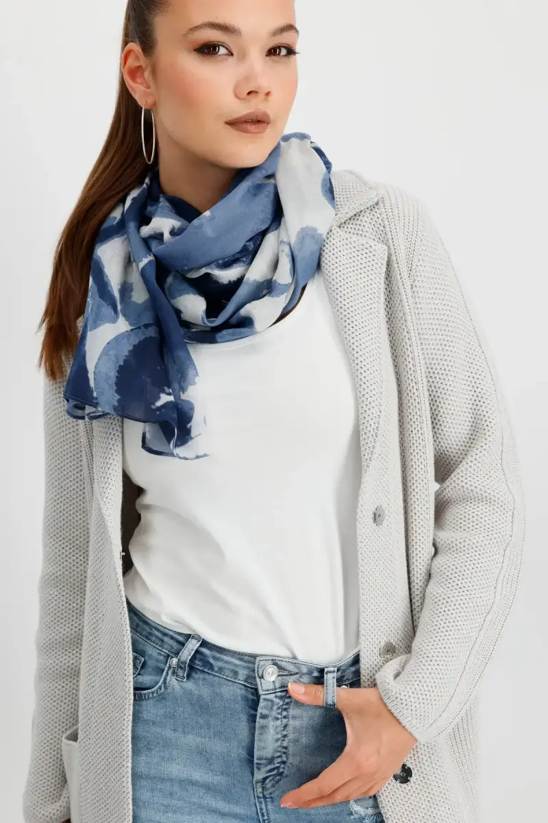 Monari Schal mit Blumenmuster Verkauf