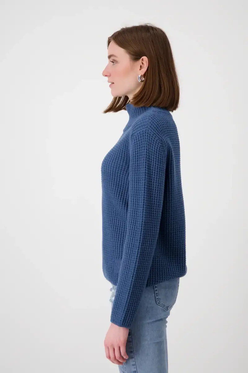 Monari Strickpullover mit Stehkragen Angebote